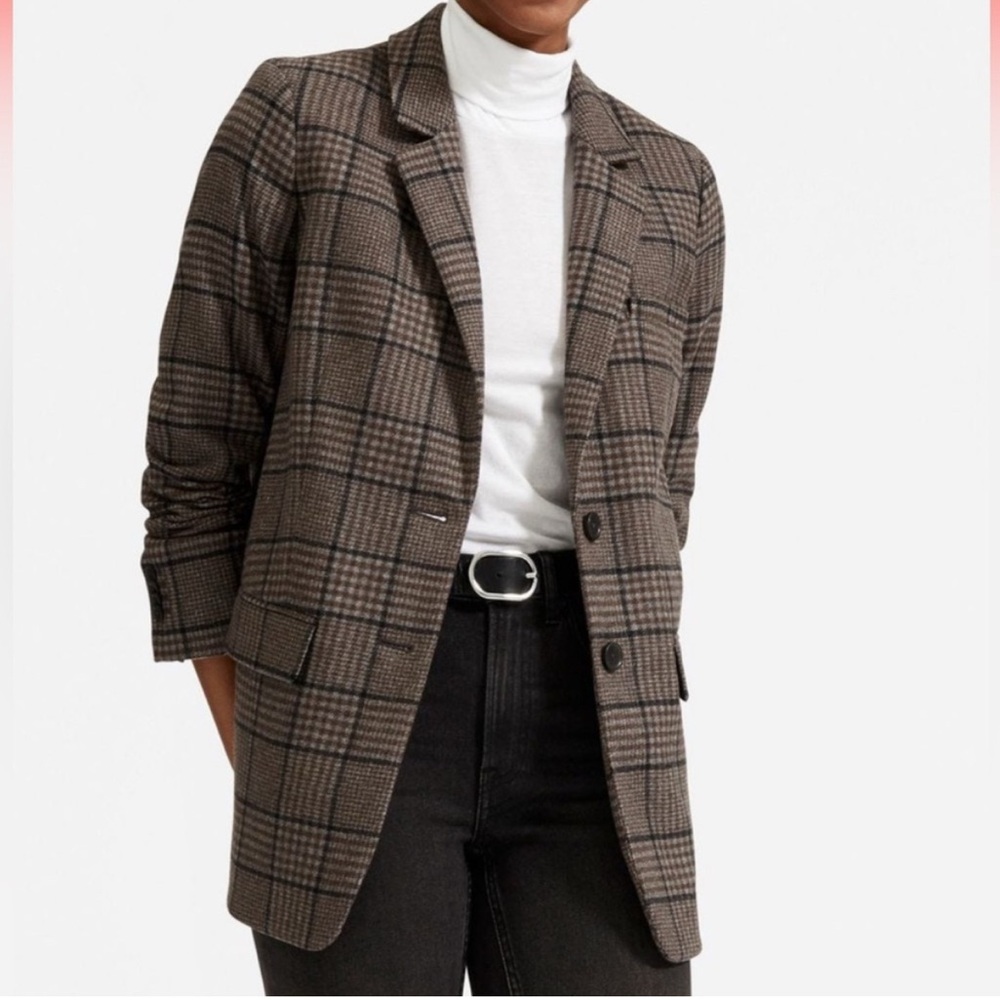 Everlane Brown Lightweight Shirt Jacket